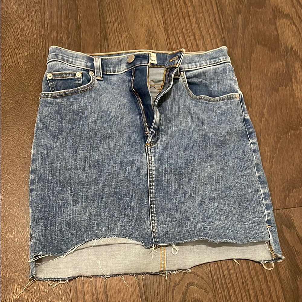 Aritzia Denim Mini Skirt